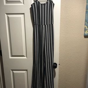 Striped Jumpsuit.